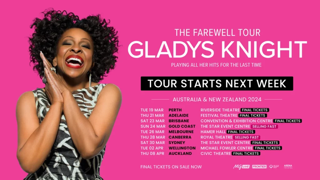 Final release tickets on sale for Gladys Knight's farewell tour